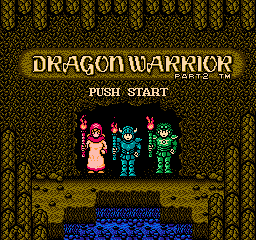 Dragon Warrior II Title Screen