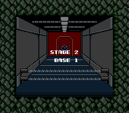 Contra Stage 2 Title - Nintendo NES