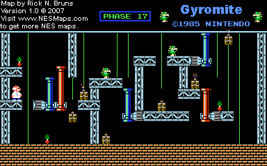 Gyromite - Phase 17 - Nintendo NES Map