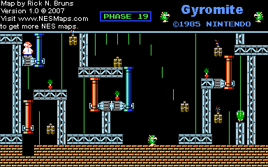 Gyromite - Phase 19 - Nintendo NES Map