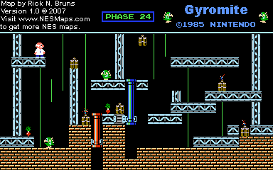Gyromite - Phase 24 - Nintendo NES Map