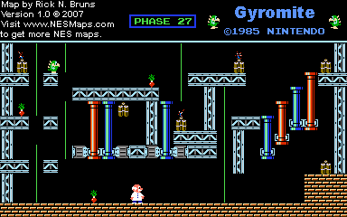 Gyromite - Phase 27 - Nintendo NES Map