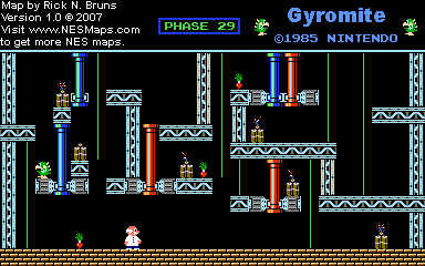 Gyromite - Phase 29 - Nintendo NES Map