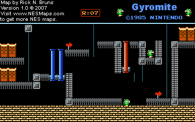 Gyromite - Round 07 - Nintendo NES Map