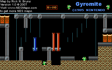 Gyromite - Round 08 - Nintendo NES Map