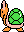 Giant Koopa Troopa green (left) - Super Mario Brothers 3 - NES Nintendo Sprite