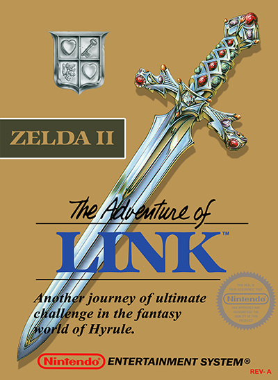 Zelda II The Adventure of Link Box Cover Front