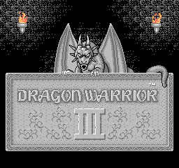 Dragon Warrior III Title Screen