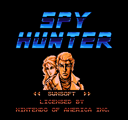Spy Hunter Title Screen