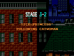 Batman Returns Stage 3-2 Title - Nintendo NES