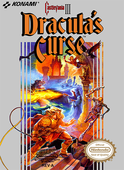 Castlevania III 3 Dracula's Curse Box Cover Front