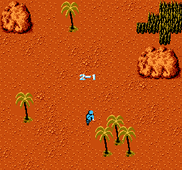 Commando Area 2-1 Screen - Nintendo NES