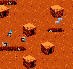 Commando Area 2-3 Screen - Nintendo NES