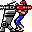 Big Gun Man (left) - Contra NES Nintendo Sprite