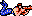 Lance - Laying Down (right) - Contra NES Nintendo Sprite