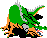 Green Dragon - Dragon Warrior NES Nintendo Sprite