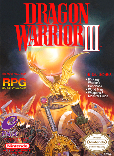 Dragon Warrior III  Box Cover Front