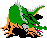 Green Dragon - Dragon Warrior 3 NES Nintendo Sprite