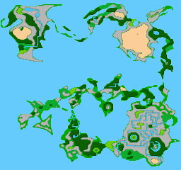 Final Fantasy Screen Shot Overworld Map BG