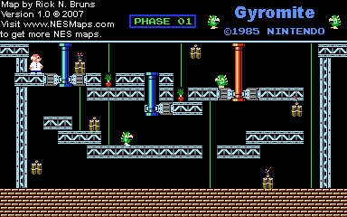 Gyromite - Phase 01 - Nintendo NES Map