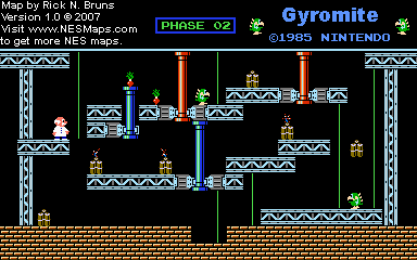 Gyromite - Phase 02 - Nintendo NES Map