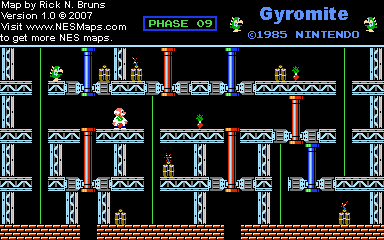 Gyromite - Phase 09 - Nintendo NES Map