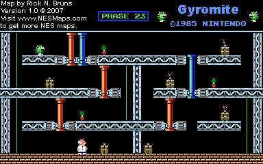 Gyromite - Phase 23 - Nintendo NES Map