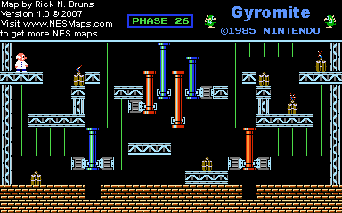 Gyromite - Phase 26 - Nintendo NES Map