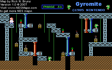 Gyromite - Phase 31 - Nintendo NES Map