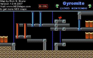 Gyromite - Round 06 - Nintendo NES Map