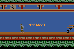 Kung Fu 4th Floor Title - Nintendo NES