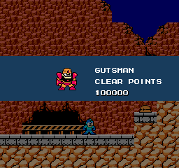 Guts Man - Mega Man Screen
