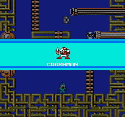 Crash Man - Mega Man II 2 Screen