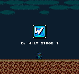 Dr. Wily Stage 1 - Mega Man II 2 Screen