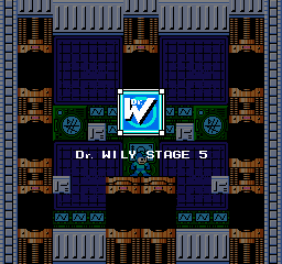 Dr. Wily Stage 5 - Mega Man II 2 Screen