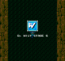 Dr. Wily Stage 6 - Mega Man II 2 Screen