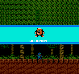 Wood Man - Mega Man II 2 Screen