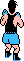 Little Mac (blue) - Mike Tyson's Punch-Out!! NES Nintendo Sprite