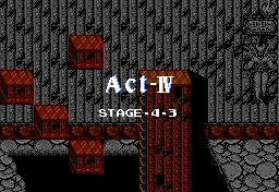 Ninja Gaiden Stage 4-3 Title - Nintendo NES