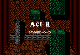 Ninja Gaiden Stage 6-3 Title - Nintendo NES