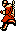 Jumping Soldier 5 Left - Rush'n Attack NES Nintendo Sprite