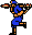 Player 1 with Rocket Launcher Left - Rush'n Attack NES Nintendo Sprite