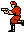 Player 2 with Gun Left - Rush'n Attack NES Nintendo Sprite
