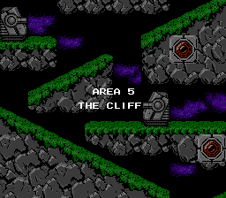 Contra Area 5 Title - Nintendo NES