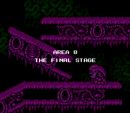 Contra Area 8 Title - Nintendo NES