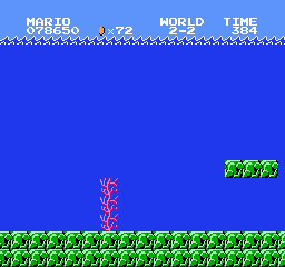 Super Mario Bros Screen Shot 2-2 Background Only