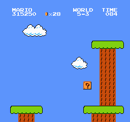 Super Mario Bros Screen Shot 5-3 Background Only