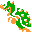Bowser, King of the Koopa - Super Mario Brothers NES Nintendo Sprite