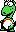 Birdo (green) - Super Mario Brothers 2 NES Nintendo Sprite