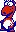 Birdo Red (left, dark) - Super Mario Brothers 2 NES Nintendo Sprite